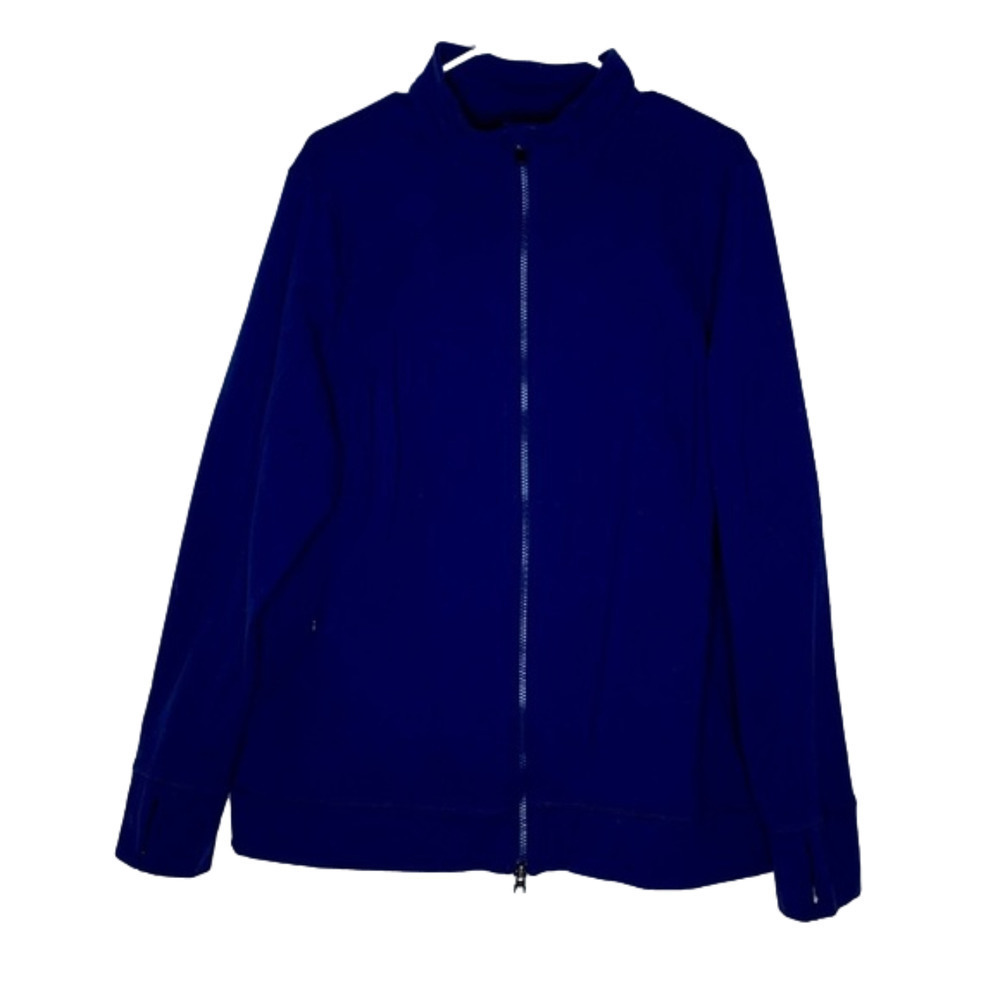 Duluth trading co supplex nylon jacket, navy blue